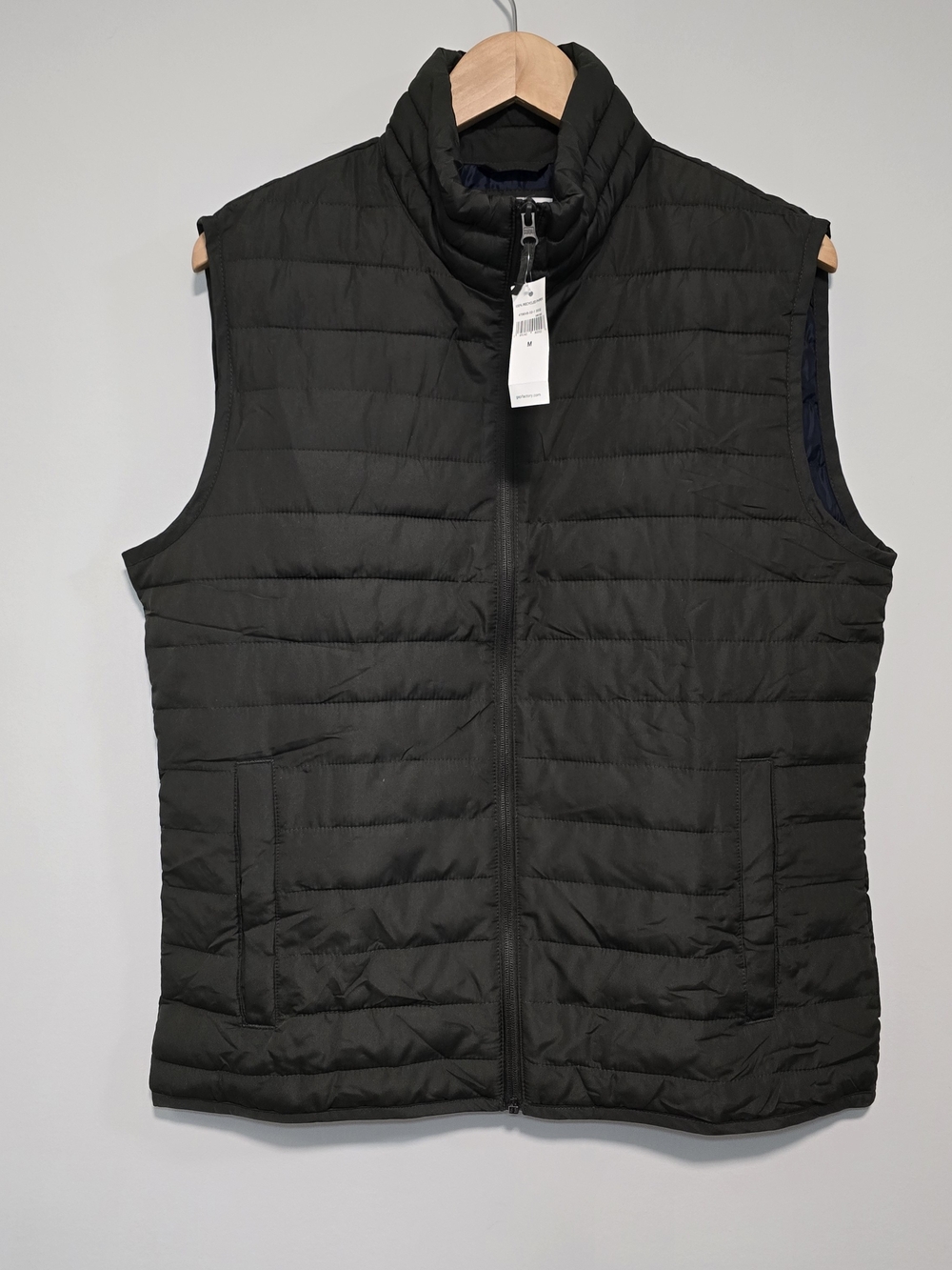 GAP Men's Black Lightweight Quilted Puffer Vest
